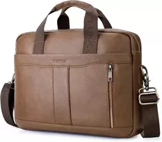 BAGZY odinė kompiuterio rankinė 15,6 colių, portfelis, ruda, NCZ-LAPTOPBROWN