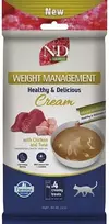 FARMINA N&D Quinoa Cat Weight Management Kreminis with vištiena & Tuna box – skanėstas katei – 4x15g