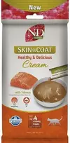 FARMINA N&D Quinoa Cat Skin & Coat Kreminis with Salmon box mono – skanėstas katei – 4x15g