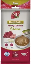 FARMINA N&D Quinoa Cat Hairball Kreminis with vištiena & Tuna box – skanėstas katei – 4x15g