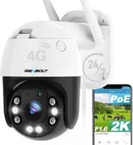 GENBOLT lauko IP kamera 2K 3G/4G LTE su sukiojama PTZ, naktiniu matymu, PoE, modelis GB213H-4G