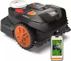 WORX vejapjovės robotas Landroid Vision Cloud 2WD, AI kliūčių atpažinimas, plotams iki 400 m², WR304E