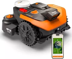 WORX vejapjovės robotas Landroid Vision Cloud WR308E 2WD, AI kliūčių atpažinimas, be laido, iki 800 m²