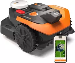 WORX vejapjovės robotas Vision Cloud 2WD, RTK+VSLAM navigacija, AI kliūčių atpažinimas WR305E
