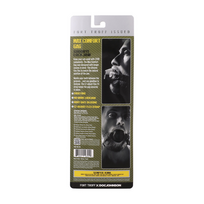 Doc Johnson Max Comfort Gag Juodas - Flexible Silicone Jaw Support