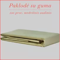 Paklodė su guma 100/140/160/180/200x200+30cm. - 200x200+30cm.