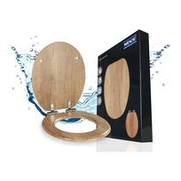 Tualeto sėdynė Easy-close funkcija 37 x 43 cm Oak – Wenko