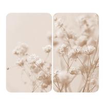 Iš grūdinto stiklo viryklės dangtis 52x30 cm Dried Flower – Wenko