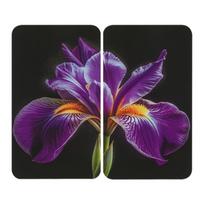 Iš grūdinto stiklo viryklės dangčiai 2 vnt. 52x30 cm Iris – Wenko