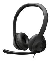 Logitech H390 Laidinės ausinės, USB-C, Juoda