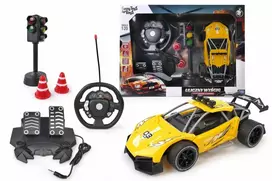 Car R/C with steeing wheel and pedals