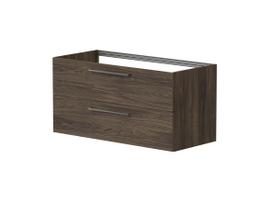 Vonios spintelė Kame Gama 100cm 2 stalčiai, Po stalviršiu, Be kriauklės, Rudas ąžuolas BUC/10-3DR/20