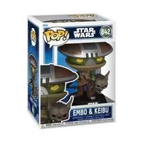 FUNKO POP! Vinilinė figūrėlė: Star Wars: Mandalorian & Grogu - Buddy Embo & Keibu