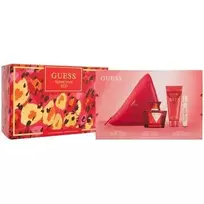 Moteriški kvepalai, „Seductive Red“ dovanų rinkinys: EDT 75 ml, kūno losjonas 100 ml, EDT mini buteliukas 15 ml ir kosmetinė 75 ml