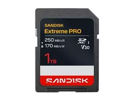 "Card Extreme Pro SD UHS-I 1TB SD 250MB/s"