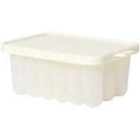 BIBS Baby Food Freezer Tray šalčiui atspari silikoninė forma Ivory 12 x 8,5 x 5,3 cm 150 ml