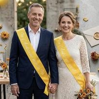 Auksinė meilė, juostos jūsų šventei, 2 vnt.