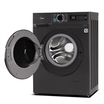 Midea | Washing Machine | MF110W60/T-HR | Energy efficiency class D | Front loading | Washing capacity 6 kg | 1000 RPM | Depth 40 cm | Width 59.5 cm | Display | LED | Silver