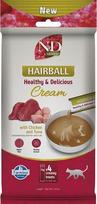 Farmina N&D Quinoa Cat Hairball Cream with Chicken & Tuna box – cat treat – 4x15g