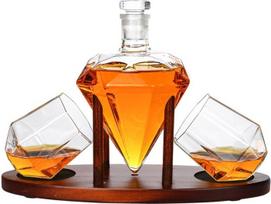 Mikamax - Deluxe Diamond Decanter Set