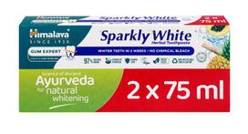 Dantų pastų rinkinys Himalaya Sparkly White, įvairių vaisių skonio, 75 ml
