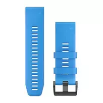 Garmin QuickFit 26 Cyan Blue Silicone laikrodžio dirželis