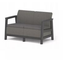 Keter Sodo sofa Scandi Linea 2 vietų sofa 29214640ECY, 14,82kg, 2x110kg, presuotas plastikas, CLICK surinkimas, atsparus orui