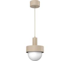 Pakabinamas šviestuvas su laidu CANAN 1xE27/15W/230V, skersmuo 20 cm, smėlio spalvos