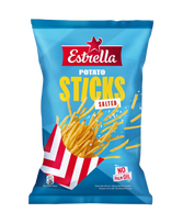 Bulvių traškučiai ESTRELLA STICKS su druska, 70g