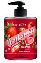 Skystas muilas Joanna, braškių, 500 ml