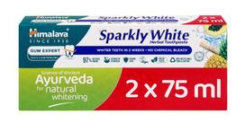 Dantų pastų rinkinys Himalaya Sparkly White, įvairių vaisių skonio, 75 ml