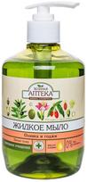 Skystas muilas Green Pharmacy Olive & Goji, 460 ml