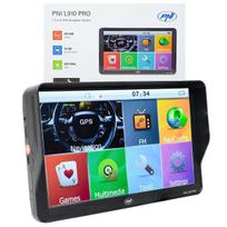 PNI L910 PRO GPS navigation system with sun visor, 9 inch, 800 MHz, 512MB DDR, 16GB internal memory, FM transmitter, black