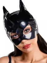 Ann Wetlook Cat Mask Black
