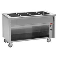 Bain-marie elementas ant atviros spintelės 4 GN 1/1