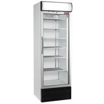 Statinis/ventiliuojamas neigiamos temperatūros vitrina, 500 litrų, apšviesta vitrina