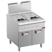 Dujinė keptuvė su 2 18 litrų talpos rezervuarais (2x 18 kW) ant uždaros spintelės