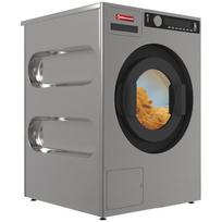 Skalbimo mašina su centrifuga 8 kg „inox-titanium“, su išleidimo siurbliu