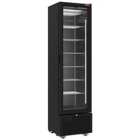 Šaldomoji vitrina su neigiamu temperatūros režimu, 221 litras – 7 fiksuoti lygiai – JUODA