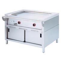 Dujinė „Teppanyaki“ plokštė, 2 zonos (2x 7 kW), ant spintelės