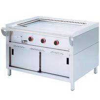 Dujinė „Teppanyaki“ plokštė, 3 zonos (3x 7 kW), ant spintelės