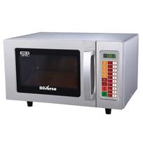 Nerūdijančio plieno mikrobangų krosnelė, 1000 W (25 l), skaitmeninė