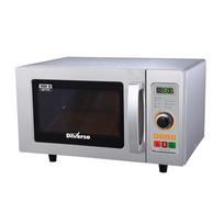 Nerūdijančio plieno mikrobangų krosnelė, 1000 W (25 l), mechaninė