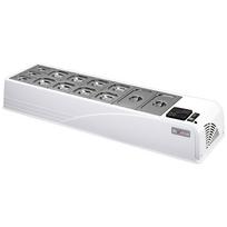 Šaldytų maisto produktų įrengimo struktūra 7x 1/3 h150 mm