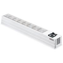 Šaldytuvinė maisto konstrukcija 8x GN 1/6 h150 mm