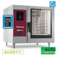 Dujinė krosnelė „TOUCH“ su tiesiogine garų ir konvekcijos funkcija, 6x GN 1/1 + valymas