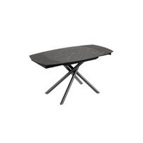 Iš keraminės plokštės prailginamas valgomojo stalas su papildomu stalviršiu 100x130 cm Yodalia – Kave Home