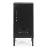 Juodos spalvos iš metalo su užraktu spintelė 35x76x40 cm Cambridge – Yes Everyday