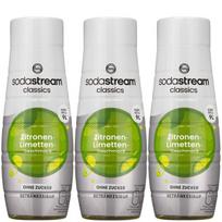 3x "SodaStream" citrinų ir liepų sirupas be cukraus 440ml