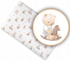 Paklodė su guma medvilnė MyBaby, 120x60